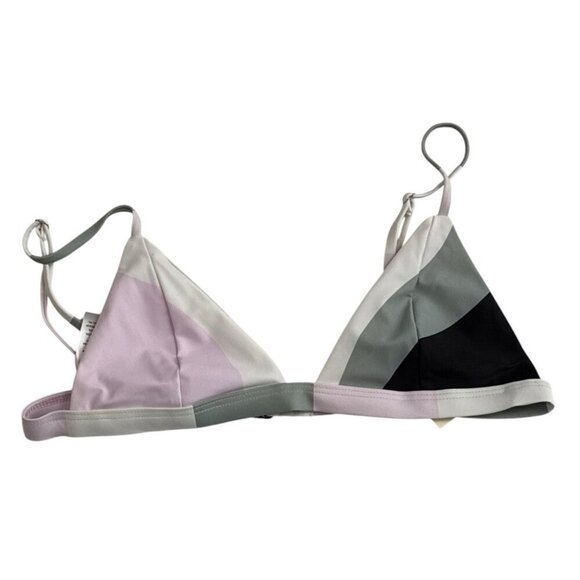 Mara Hoffman Women's M Sage Colorblock Multi Bikini Swim Top NWT Geometric - Picture 2 of 13